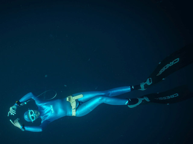 Fun dives for certified freedivers