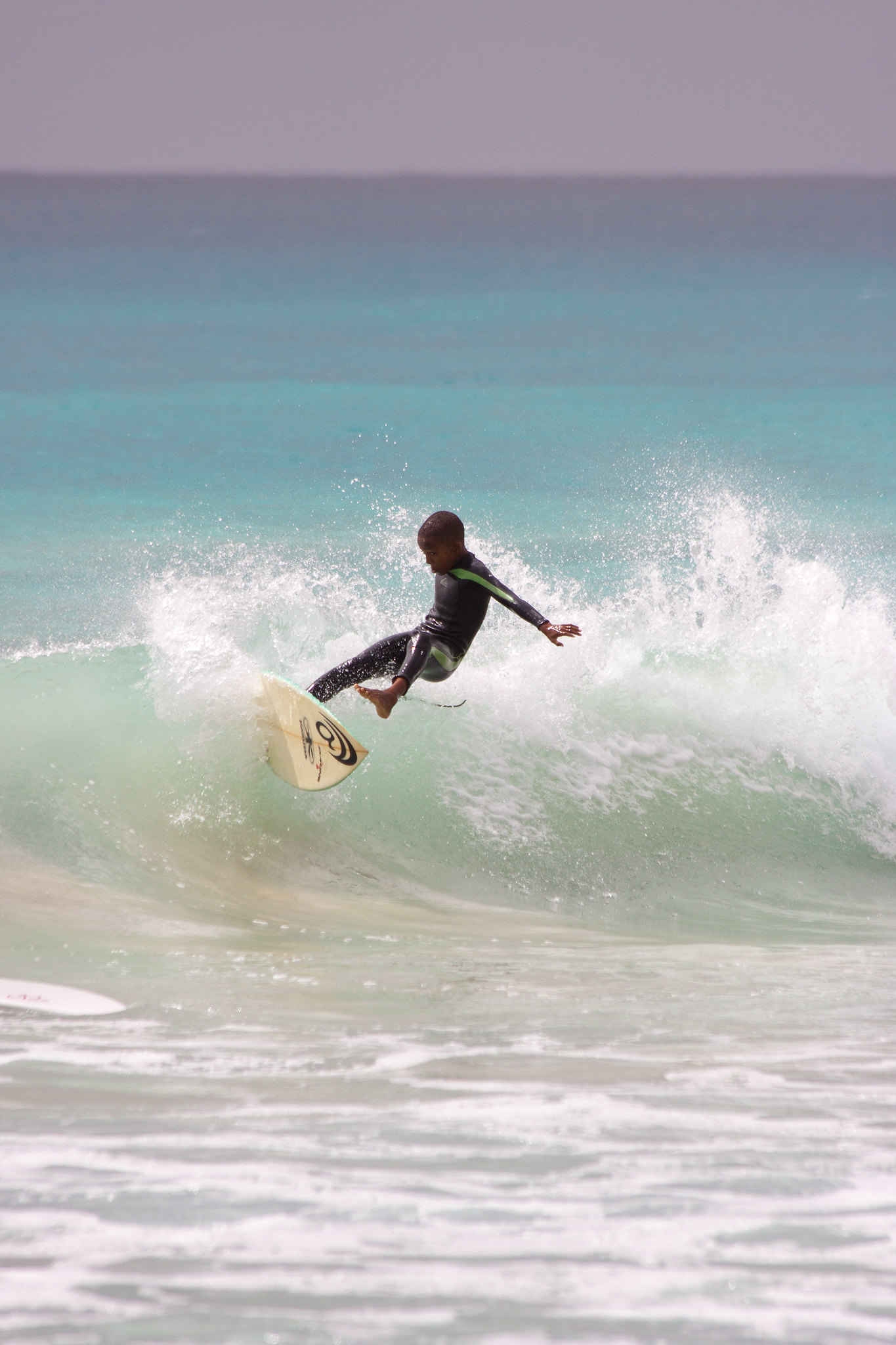 Surfing Santa Maria Beach Sal Cabo Verde